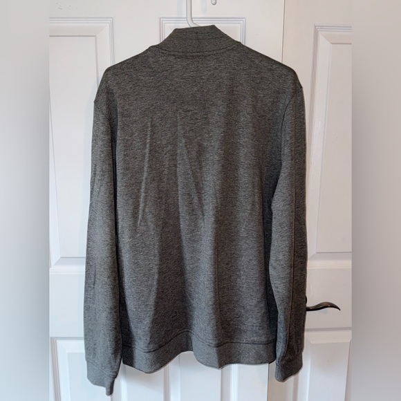 Ted Baker Mens Funnel Neck Long Sleeves Quarter Zip Knit Sweater - Picture 2 of 6